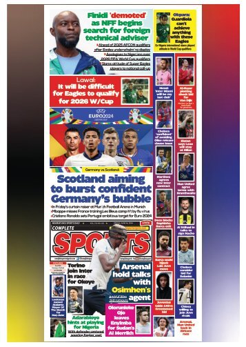 COMPLETE SPORTS - FRIDAY, JUNE 14, 2024