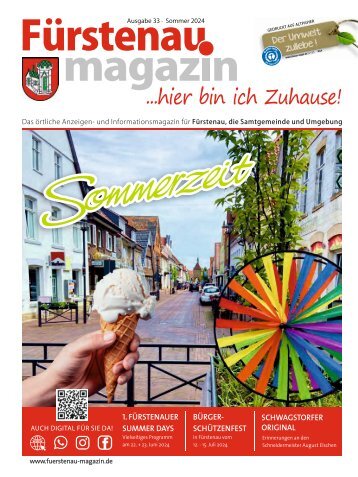 Fürstenau Magazin Sommer 2024