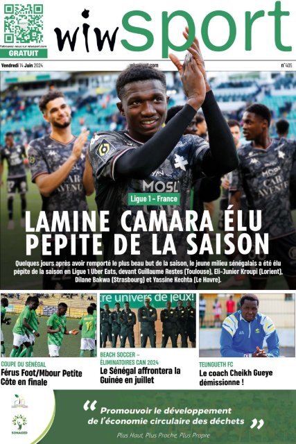 Journal wiwsport n405 - 14 juin 2024