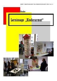 Lernissage „Kinderarmut“ - Susanne Gerull