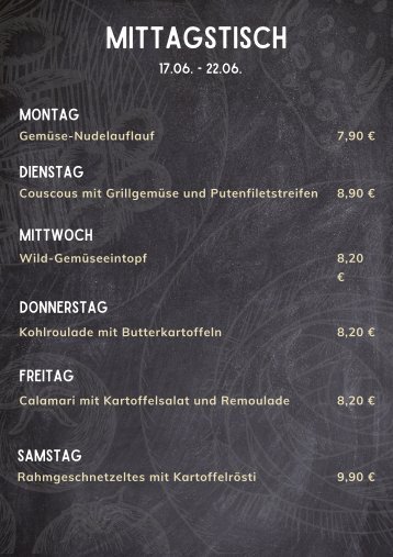Mittagstisch Aalen- KW 25