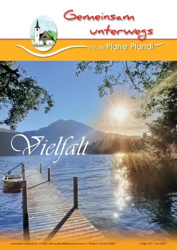 Pfarrblatt der Pfarre Pfandl - Ausgabe Nr. 210