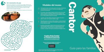 Cantor Arts Center - Guía en Español