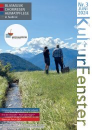 Kulturfenster Nr. 03|2024 - Juni 2024
