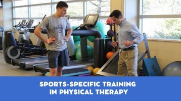 Sports-Specific Training in Physical Therapy