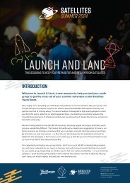 Satellites Launch and Land - Session Outlines