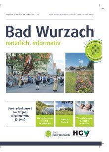 19.06.2024 Bürger- und Gästeinformation Bad Wurzach