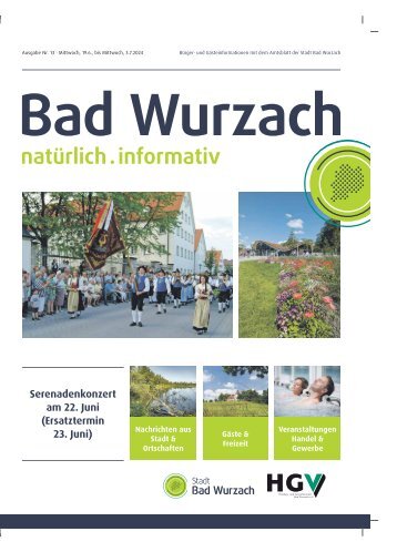 19.06.2024 Bürger- und Gästeinformation Bad Wurzach