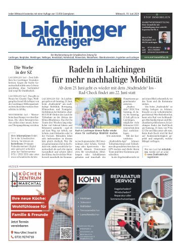 19.06.2024 Laichinger Anzeiger