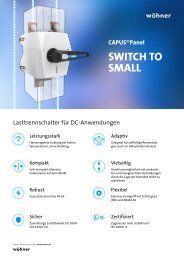 CAPUS®Panel – Lasttrennschalter V1.0.0