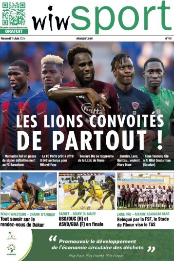 Journal wiwsport n406 - 19 juin 2024