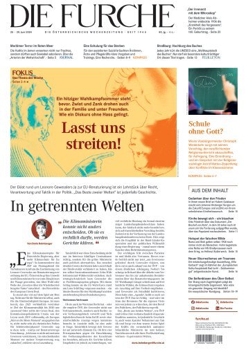 DIE FURCHE 20.06.2024