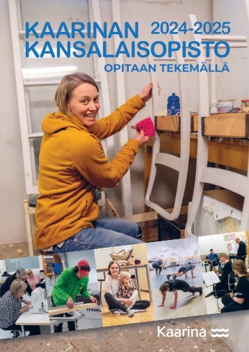 Kaarinan kansalaisopiston opinto-opas 24-25
