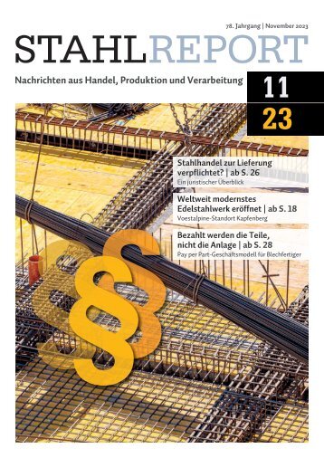 Stahlreport 11 2023 web