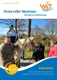 Gruppenreisen für Kinder und Jugendliche mit Behinderung