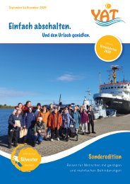 Begleitete Gruppenreisen für Erwachsene mit einer geistigen Behinderung