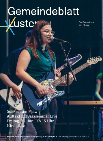 Gemeindeblatt Lustenau Nr. 25 | Freitag, 21. Juni 2024