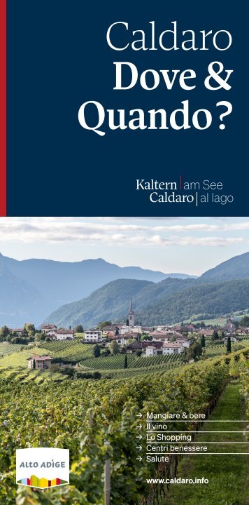 Caldaro - Dove e Quando