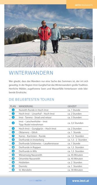 WINTER AKTIV 10-11 www.imst.at - Imster Bergbahnen