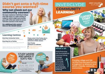 Inverclyde Community Provision 2024 - August- A4 Booklet
