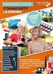 Inverclyde Community Provision - August 2024