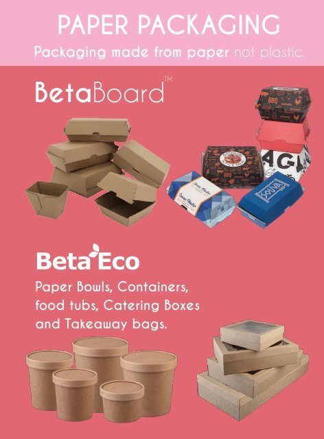 Sustainable Paper Packaging Range