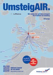 UmsteigAir Lufthansa (Europa): Salzburg - Frankfurt und weiter