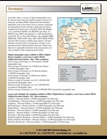 Germany (continued) - Land Info