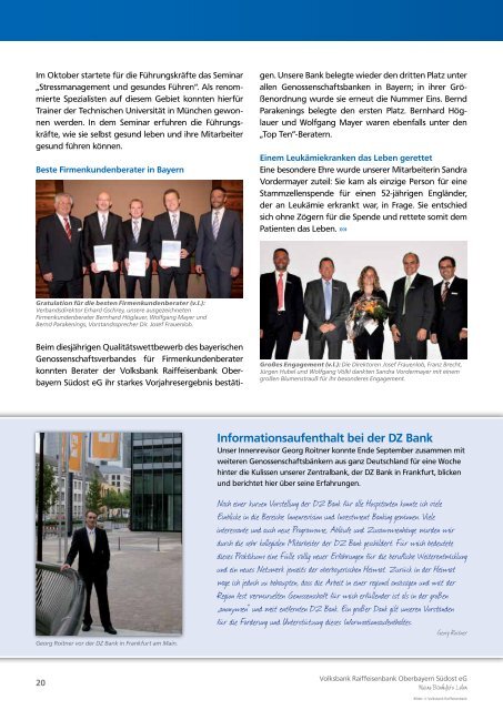 qualität und innovation im bankgeschäft. - Volksbank Raiffeisenbank ...