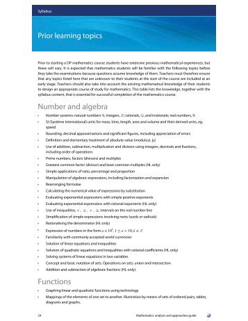 SL prior learning topics