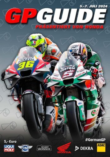 GP-Guide 2024 - Dein Info-Heft zum Motorrad Grand Prix Deutschland auf dem Sachsenring
