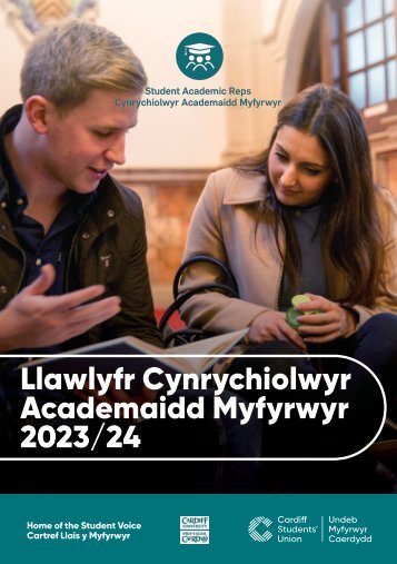 Llawlyfr Cynrychiolwyr Academaidd Myfyrwyr 2023/24