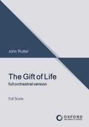 Rutter The Gift of Life Full orch FS