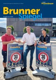 Brunner Spiegel des Team Prosenbauer