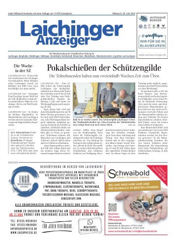26.06.2024 Laichinger Anzeiger