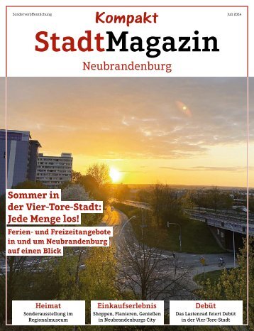 Stadtmagazin Juli 2024