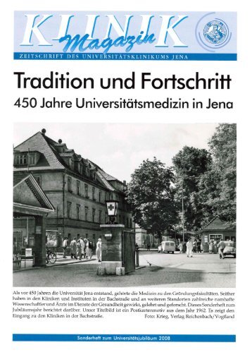 Klinikmagazin 2008: Sonderausgabe "Tradition und Fortschritt"