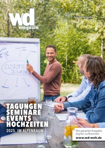 wd Sommer 24 | Tagungen, Seminare, Events, Hochzeiten 2025 im Alpenraum