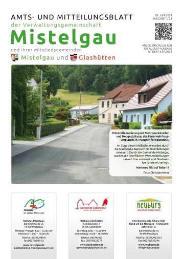 Mistelgau Amts- und Mitteilungsblatt Juli 2024