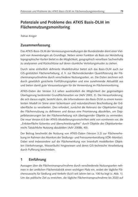 Flächennutzungsmonitoring II - Leibniz-Institut für ökologische ...