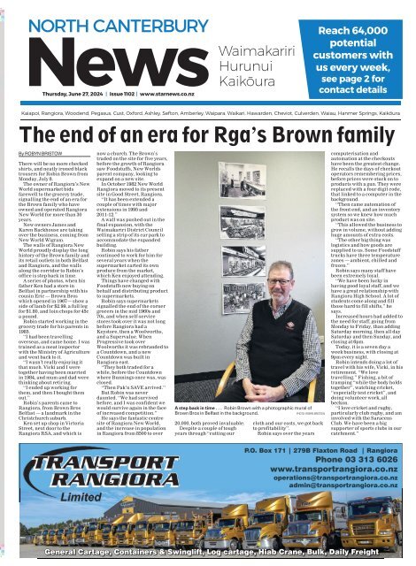 North Canterbury News: June 27, 2024