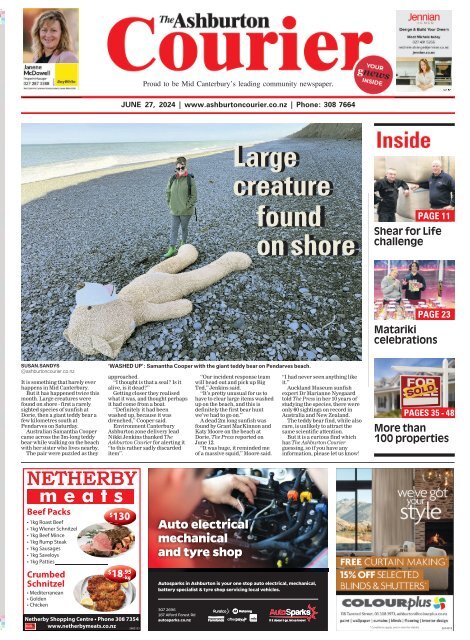 Ashburton Courier: June 27, 2024