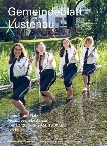 Gemeindeblatt Lustenau Nr. 26 | Freitag, 28. Juni 2024