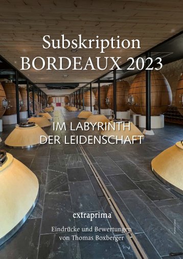 Extraprima Bordeaux 2023 Subskription Katalog
