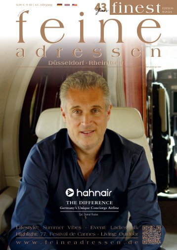»feine adressen – finest«  Düsseldorf Edition II/2024