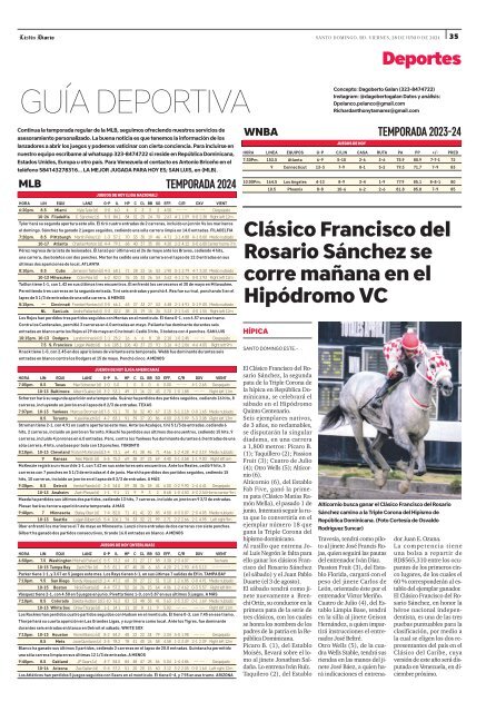 Guía Deportiva 28-06-2024