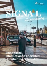 SIGNA&L Luxemburg 2024 | Digitale Fahrgastinformation