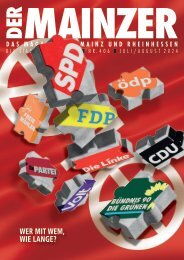 DER MAINZER - Das Magazin für Mainz und Rheinhessen - Nr. 406