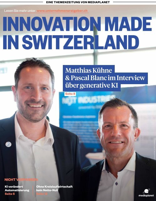 Innovation made in Switzerland
