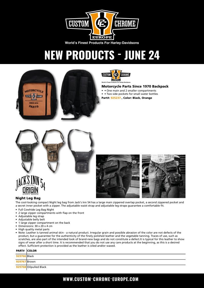 Custom Chrome Europe Online Katalog